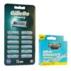 Gillette Mach3 náhradní břity 12 ks pro muže
