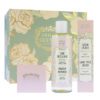 Panier Des Sens Radiant Peony dárková sada lehký krém na obličej 40 ml + výživný krém na obličej 50 ml + micelární voda 200 ml