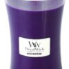 WoodWick Spiced Blackberry vonná svíčka s dřevěným knotem 609,5 g
