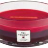 WoodWick Trilogy Sun Ripened Berries vonná svíčka s dřevěným knotem 453,6 g