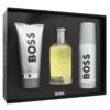 Hugo Boss Boss Bottled dárková sada pro muže toaletní voda 100 ml + sprchový gel 100 ml + deosprej 150 ml