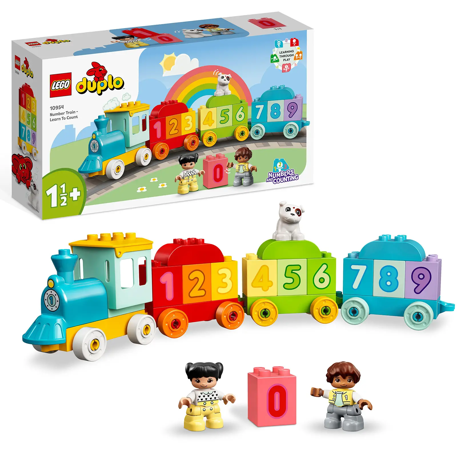 LEGO® DUPLO® 10954 Vláček s čísly – Učíme se počítat