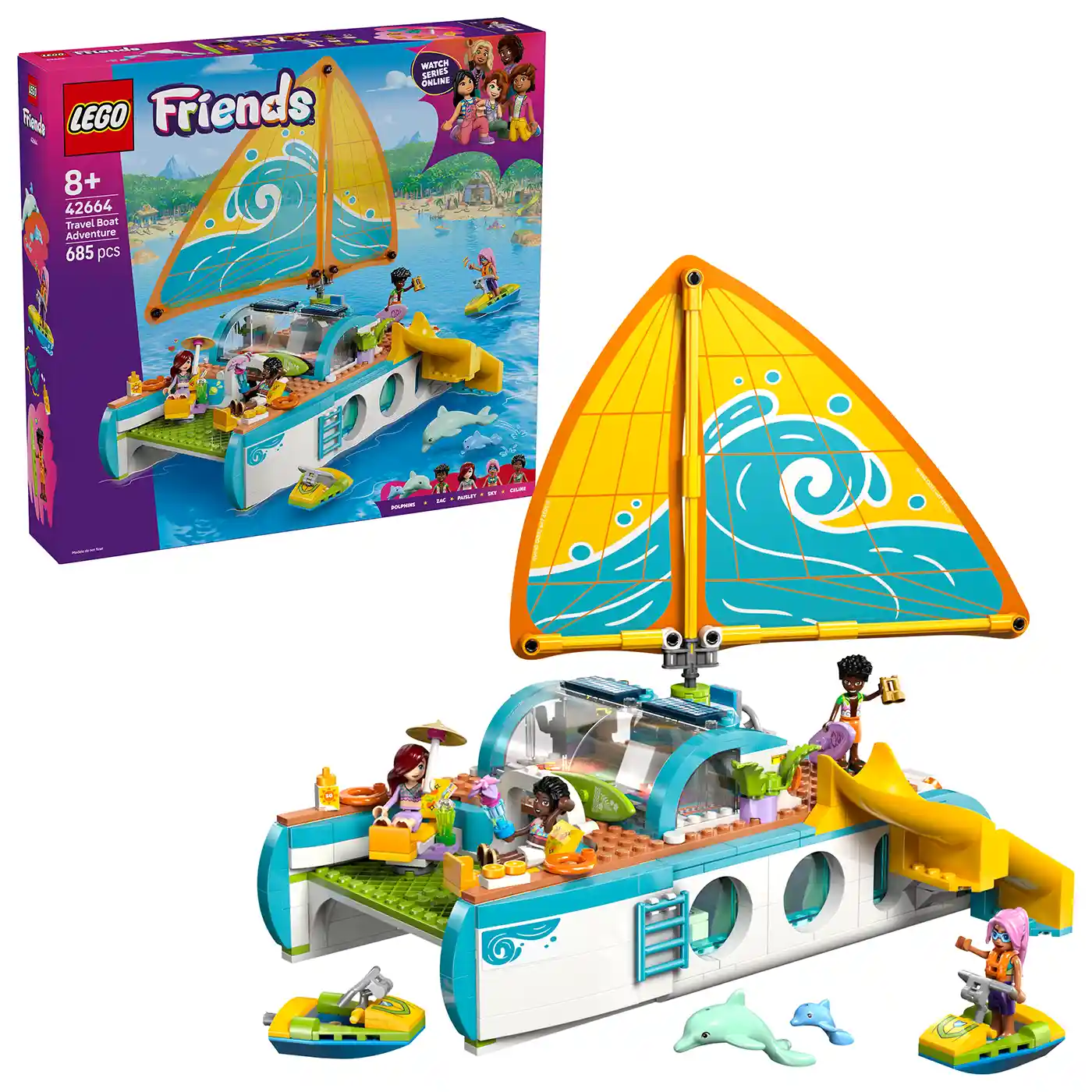 LEGO® Friends 42664 Dobrodružství na jachtě