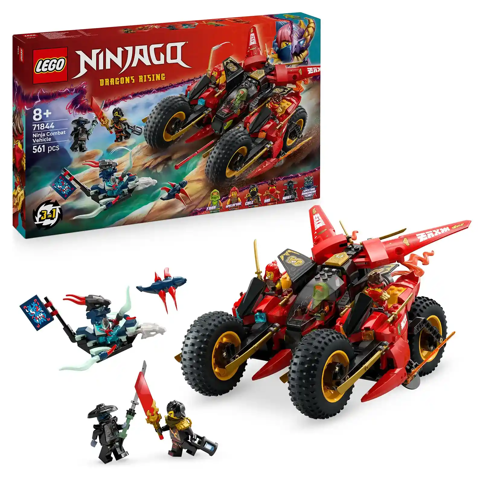 LEGO® NINJAGO® 71844 Bojové vozidlo nindžů