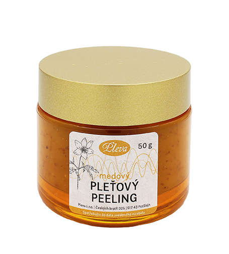 Pleva Skin Peeling With Honey medový pleťový peeling 50 g