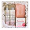 Vivaco Rose Water dárková sada pleťová čistící voda 200 ml + tělové mléko 200 ml + hydratační pleťový krém 50 ml